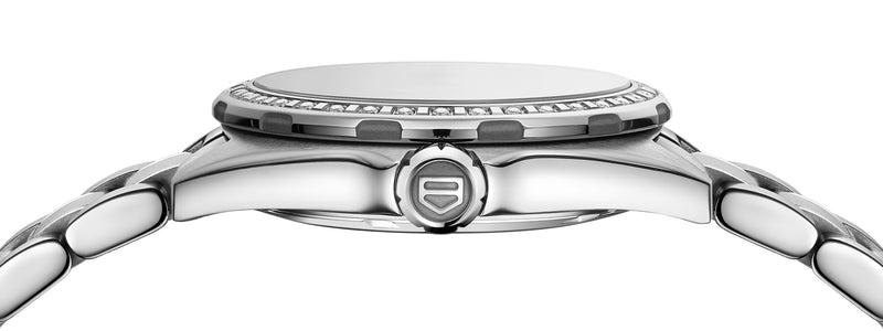 Tag Heuer Formula 1 Diamonds Mother of Pearl White Dial Silver Steel Strap Watch for Women - WBJ141A.BA0664 Buy Now By Tag Heuer