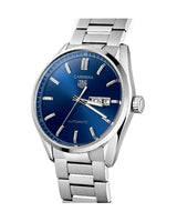 Tag Heuer Carrera Day Date Blue Dial Silver Steel Strap Watch for Women - WBN2012.BA0640 Buy Now By Tag Heuer
