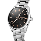Tag Heuer Carrera Calibre 5 Automatic Black Dial Silver Steel Strap Watch for Men - WAR201C.BA0723 Buy Now By Tag Heuer