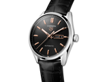 Tag Heuer Carrera Day Date Black Dial Black Leather Strap Watch for Men - WBN2013.FC6503 Buy Now By Tag Heuer