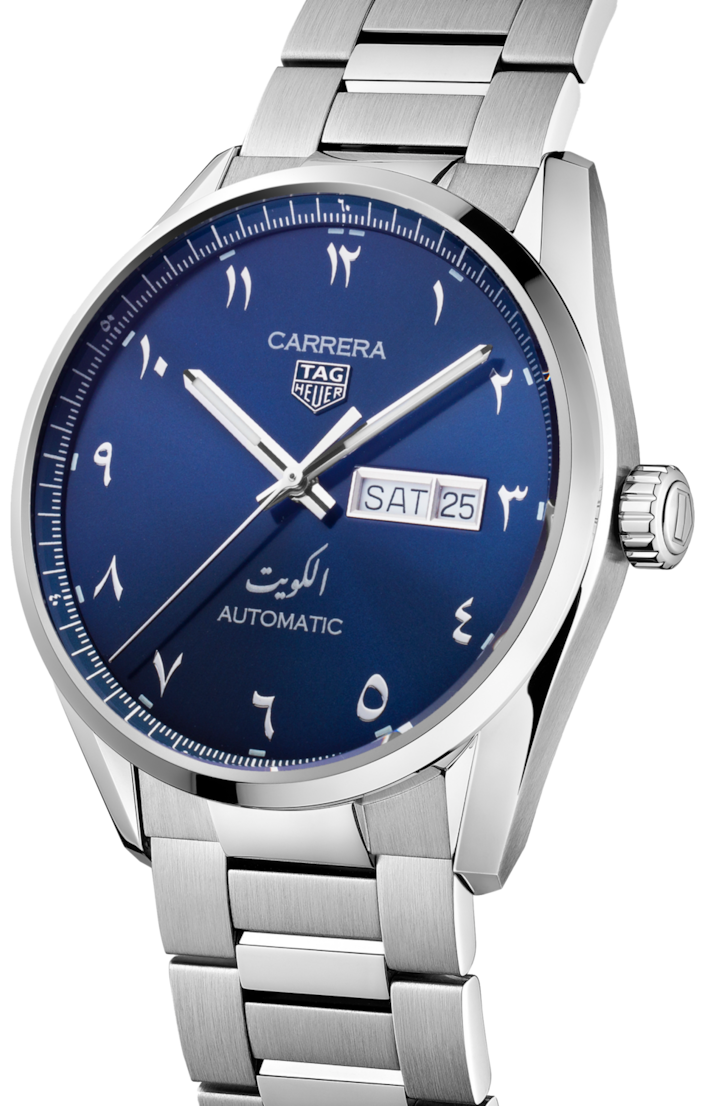 Tag Heuer Carrera Automatic Blue Dial Silver Steel Strap Watch for Men - WBN2016.BA0640 Buy Now By Tag Heuer