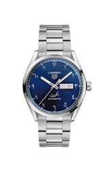 Tag Heuer Carrera Automatic Blue Dial Silver Steel Strap Watch for Men - WBN2016.BA0640 Buy Now By Tag Heuer