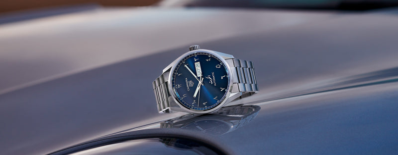 Tag Heuer Carrera Automatic Blue Dial Silver Steel Strap Watch for Men - WBN2016.BA0640 Buy Now By Tag Heuer