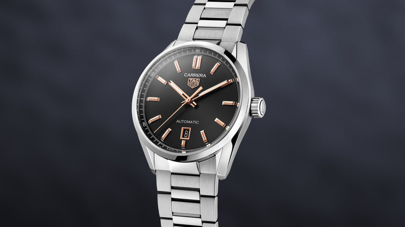 Tag Heuer Carrera Black Dial Silver Steel Strap Watch for Men - WBN2113.BA0639 Buy Now By Tag Heuer