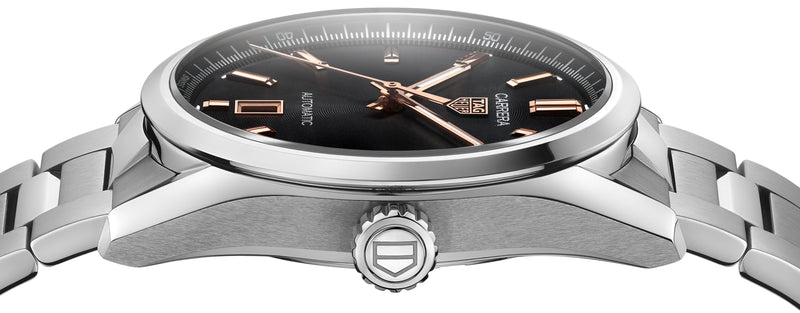 Tag Heuer Carrera Black Dial Silver Steel Strap Watch for Men - WBN2113.BA0639 Buy Now By Tag Heuer