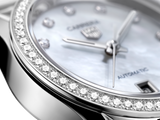 Tag Heuer Carrera Date Diamonds Mother of Pearl Dial Silver Steel Strap Watch for Women - WBN2414.BA0621 Buy Now By Tag Heuer