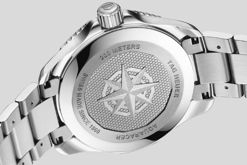 Tag Heuer Aquaracer Professional 200 Solargraph Quartz Black Dial Silver Steel Strap Watch for Men - WBP1114.BA0000 Buy Now By Tag Heuer