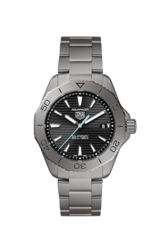 Tag Heuer Aquaracer Professional 200 Solargraph Quartz Black Dial Silver Steel Strap Watch for Men - WBP1180.BF0000 Buy Now By Tag Heuer