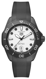 Tag Heuer Aquaracer Professional 300 Automatic White Dial Black Rubber Strap Watch for Men - WBP201D.FT6197 Buy Now By Tag Heuer