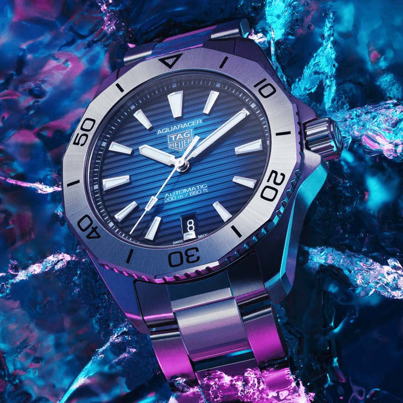 Tag Heuer Aquaracer Professional 200 Automatic Blue Dial Silver Steel Strap Watch for Men - WBP2111.BA0627 Buy Now By Tag Heuer