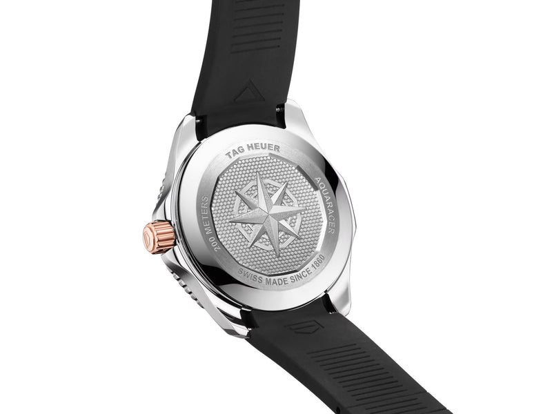 Tag Heuer Aquaracer Professional 200 Automatic Black Dial Black Rubber Strap Watch for Men - WBP2151.FT6199 Buy Now By Tag Heuer