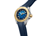 Tag Heuer Aquaracer Professional 200 Automatic Diamonds Blue Dial Blue Rubber Strap Watch for Women - WBP2450.FT6215 Buy Now By Tag Heuer