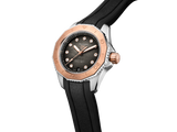 Tag Heuer Aquaracer Professional 200 Automatic Diamonds Black Dial Black Rubber Strap Watch for Women - WBP2451.FT6200 Buy Now By Tag Heuer