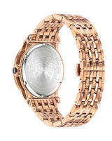 Versace Palazzo Empire Black Dial Rose Gold Steel Strap Watch for Men - VERD00718 Buy Now By Versace