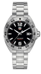 Tag Heuer Formula 1 Black Dial Silver Steel Strap Watch for Men - WAZ1112.BA0875 Buy Now By Tag Heuer