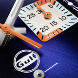 Tag Heuer Monaco Gulf Automatic Chronograph Blue Dial Blue Leather Strap Watch for Men - CBL2115.FC6494 Buy Now By Tag Heuer