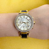 Michael Kors Parker Gold Dial Two Tone Steel Strap Watch for Women - MK6238 Buy Now By Michael Kors