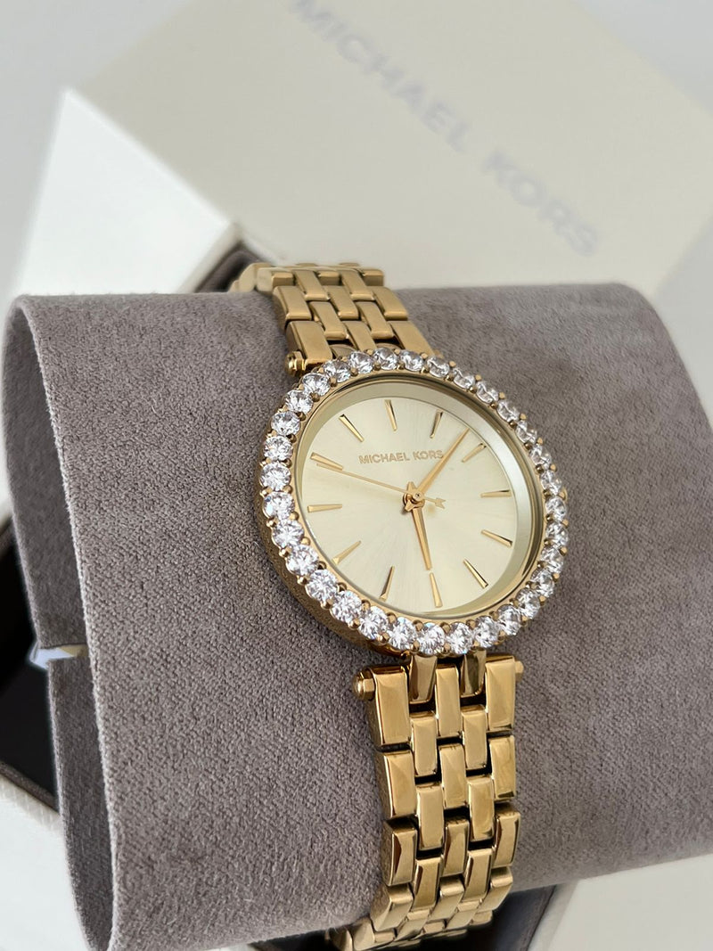 Michael Kors Darci Analog Gold Dial Gold Steel Strap Watch For Women - MK4513 Buy Now By Michael Kors