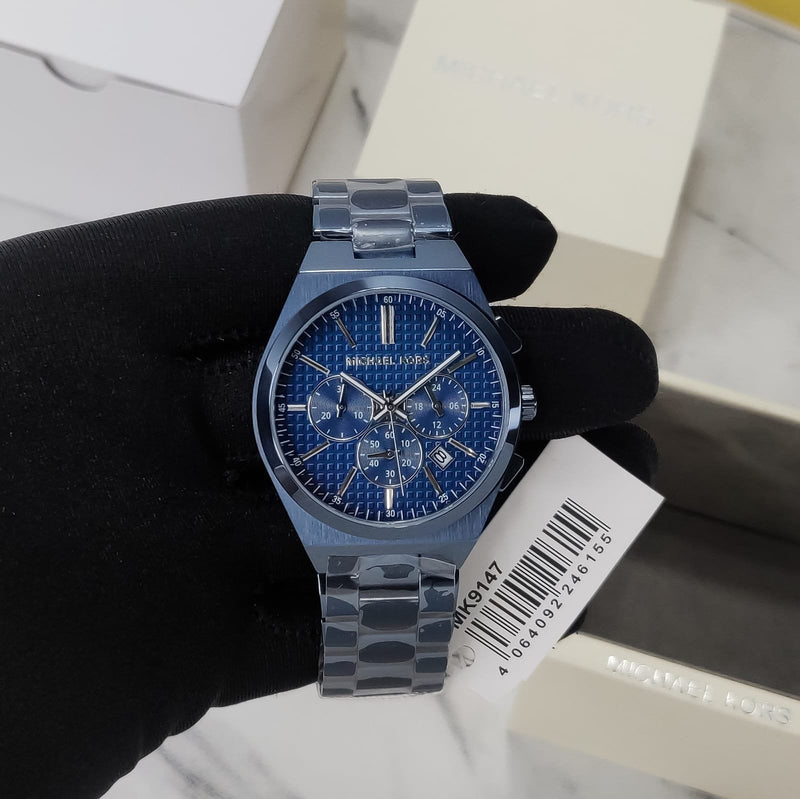 Michael Kors Lennox Chronograph Blue Dial Blue Steel Strap Watch For Women - MK9147 Buy Now By Michael Kors