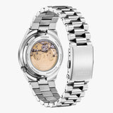 Citizen Tsuyosa Automatic Red Dial Silver Steel Strap Watch For Men - NJ0150-56W Buy Now By Citizen