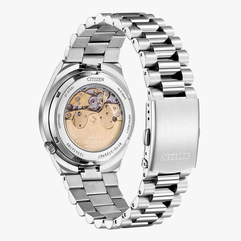 Citizen Tsuyosa Automatic Red Dial Silver Steel Strap Watch For Men - NJ0150-56W Buy Now By Citizen