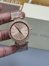 Michael Kors Darci Rose Gold Dial Rose Gold Mesh Bracelet Watch for Women - MK3369 Buy Now By Michael Kors