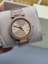Michael Kors Darci Rose Gold Dial Rose Gold Mesh Bracelet Watch for Women - MK3369 Buy Now By Michael Kors
