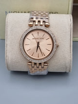 Michael Kors Darci Orange Dial Silver Stainless Steel Strap Watch for Women - MK3218 Buy Now By Michael Kors