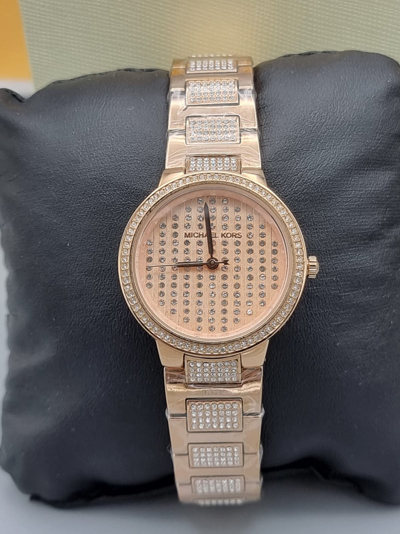 Michael Kors Gabbi Rose Gold Dial Rose Gold Steel Strap Watch For Women - MK3986 Buy Now By Michael Kors