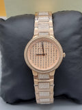 Michael Kors Gabbi Rose Gold Dial Rose Gold Steel Strap Watch For Women - MK3986