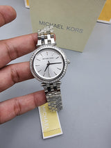 Michael Kors Darci Silver Dial Silver Stainless Steel Strap Watch for Women - MK3364 Buy Now By Michael Kors