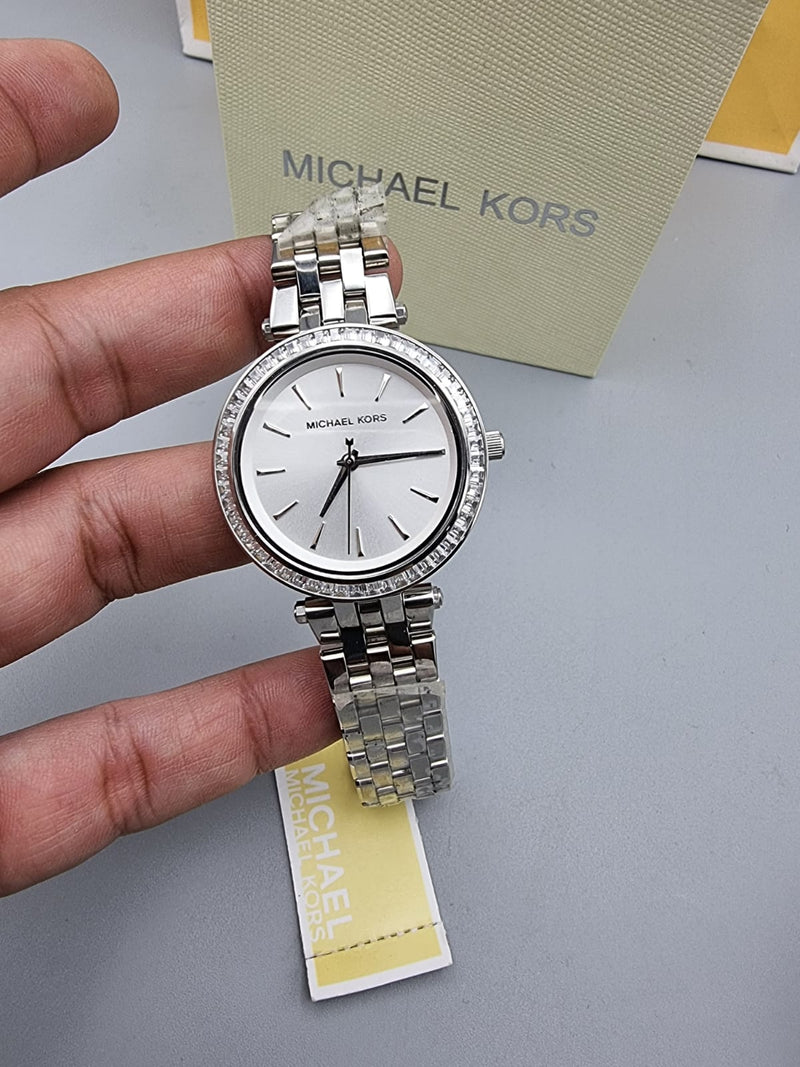 Michael Kors Darci Silver Dial Silver Stainless Steel Strap Watch for Women - MK3364 Buy Now By Michael Kors