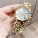 Michael Kors Lexington Quartz Gold Dial Gold Steel Strap Watch For Women - MK6267 Buy Now By Michael Kors