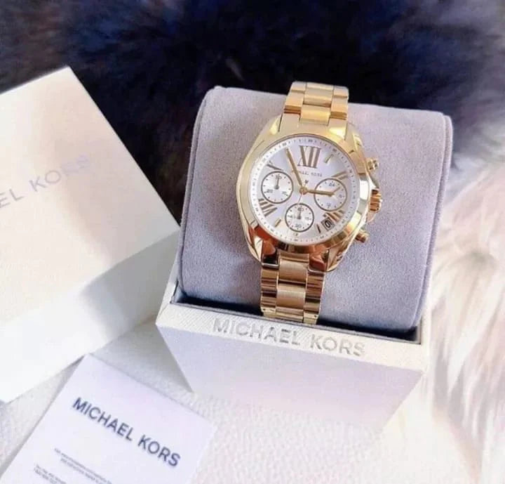 Michael Kors Lexington Quartz Gold Dial Gold Steel Strap Watch For Women - MK6267 Buy Now By Michael Kors