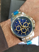 Maserati Successo 44mm Chronograph Quartz Blue Dial Silver Steel Strap Watch For Men - R8873621016 Buy Now By Maserati