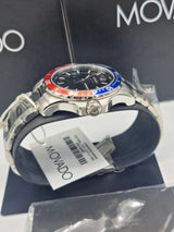 Movado Series 800 Pepsi Black Dial Silver Steel Strap Watch for Men - 2600152 Buy Now By Movado