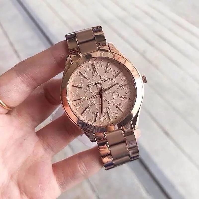 Michael Kors Runway Rose Gold Dial Rose Gold Steel Strap Watch for Women - MK3336 Buy Now By Michael Kors