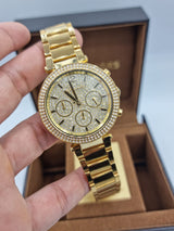 Michael Kors Parker Gold Dial Gold Steel Strap Watch for Women - MK5856 Buy Now By Michael Kors