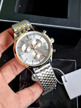 Hugo Boss Companion Silver Dial Two Tone Mesh Bracelet Watch for Men - 1513654 Buy Now By Hugo Boss