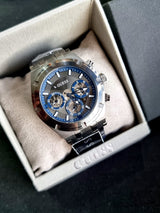 Guess Continental Grey Dial Grey Steel Strap Watch for Men - GW0260G3 Buy Now By Guess