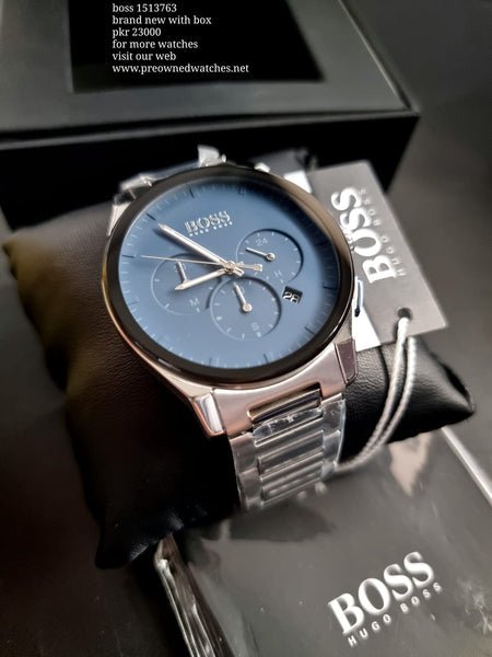 Hugo Boss Classic Grey Dial Grey Steel Strap Watch for Men - 1513364 Buy Now By Hugo Boss