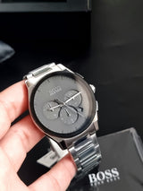 Hugo Boss Oxygen Grey Dial Silver Steel Strap Watch for Men - 1513596 Buy Now By Hugo Boss