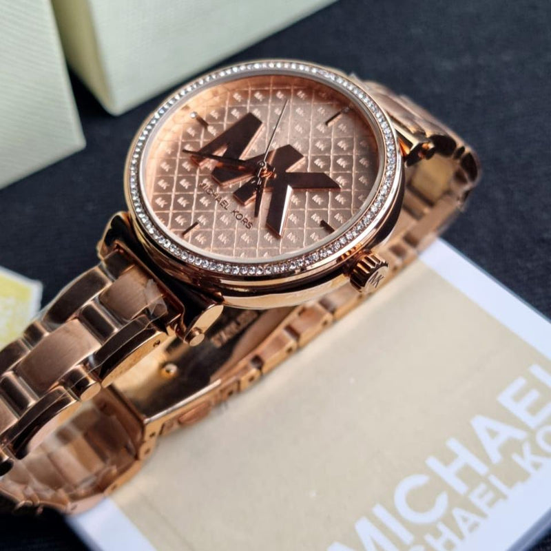 Michael Kors Sofie Quartz Rose Gold Dial Rose Gold Steel Strap Watch For Women - MK4335 Buy Now By Michael Kors