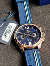 Tommy Hilfiger Decker Multifunction Blue Dial Blue Rubber Strap Watch for Men - 1791474 Buy Now By Tommy Hilfiger