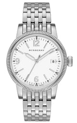 Burberry Analog White Dial Silver Steel Strap Watch for Women - BU7838 Buy Now By Burberry