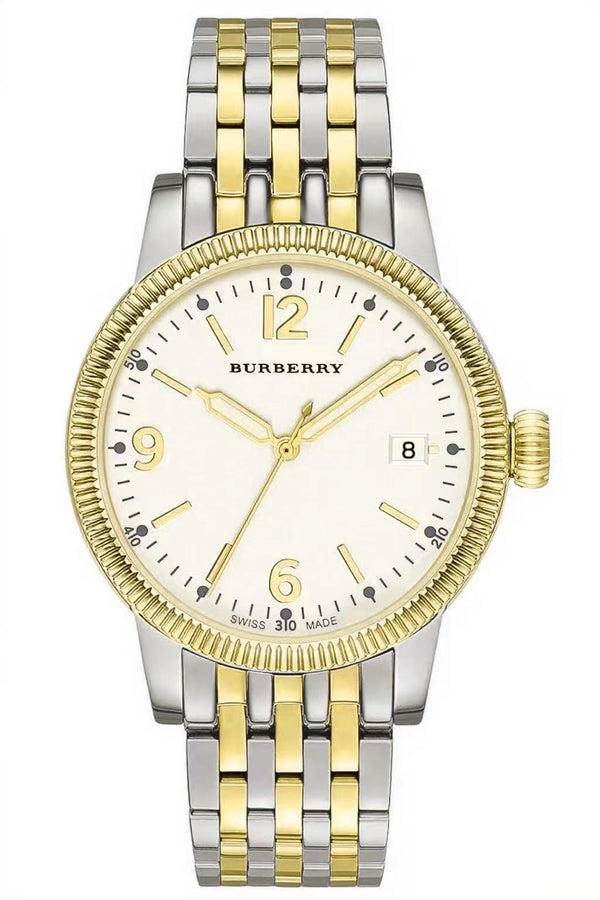 Burberry Analog White Dial Two Tone Steel Strap Watch for Women - BU7871 Buy Now By Burberry