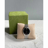Gucci G Timeless Automatic Black Dial Silver Steel Strap Watch For Men - YA126353 Buy Now By Gucci