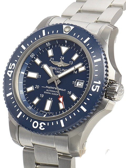 Shop Breitling Superocean II Special Mariner Blue Ceramic Bezel 44mm Mens Watch - Y1739316/C959 in USA