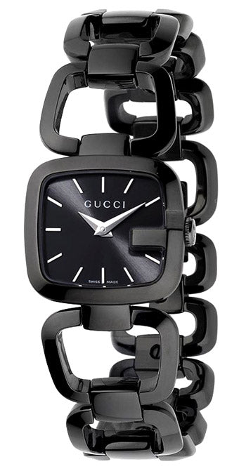 Shop Gucci G Gucci 125 G Series Bracelet Black Dial Watch For Women - YA125403 in USA