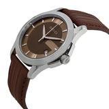 Shop Gucci G Timeless Quartz Brown Dial Brown Rubber Strap Watch For Men - YA126403 in USA